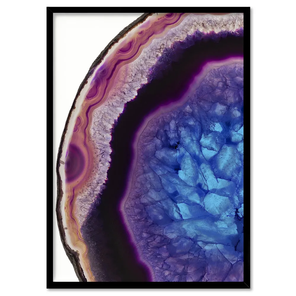 Agate Slice Geode Multicolour I - Art Print