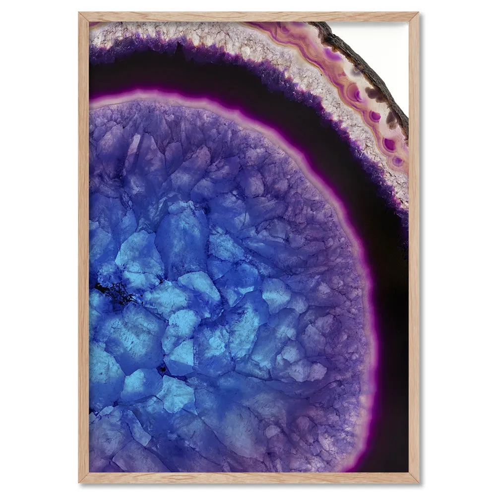 Agate Slice Geode Multicolour II - Art Print