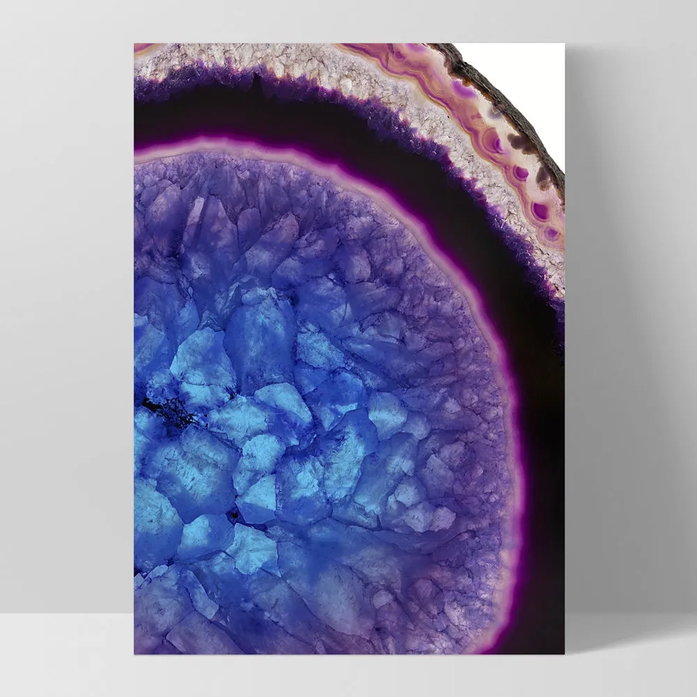 Agate Slice Geode Multicolour II - Art Print