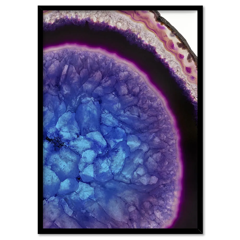 Agate Slice Geode Multicolour II - Art Print