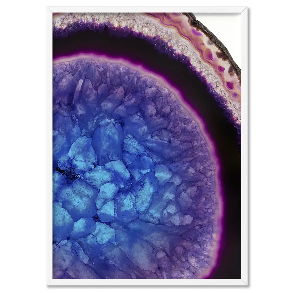 Agate Slice Geode Multicolour II - Art Print