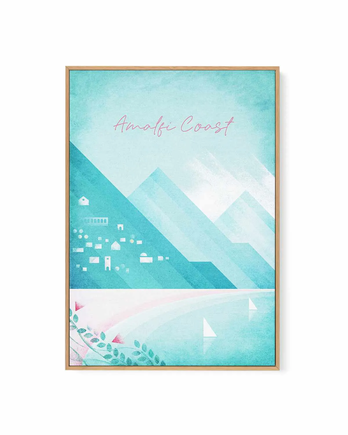 Amalfi Coast by Henry Rivers | Framed Canvas Art Print