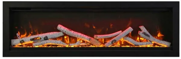Amantii 100” Symmetry Electric Fireplace W/ Touch Pad Display