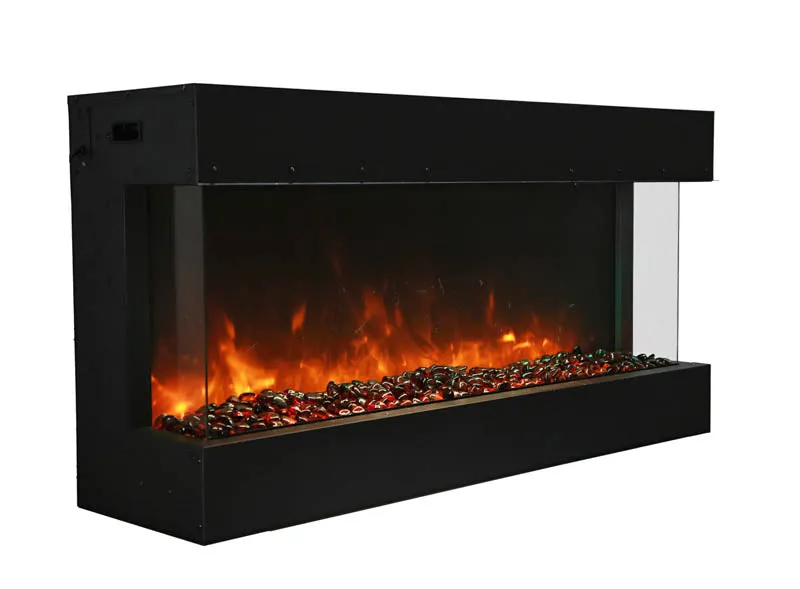 Amantii 72” True View XL Deep 3 Sided 5000 BTU Electric Fireplace