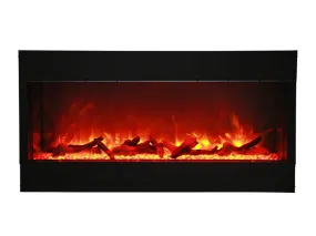 Amantii 72” True View XL Deep 3 Sided 5000 BTU Electric Fireplace