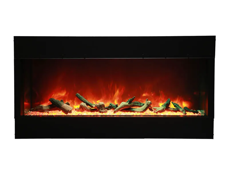 Amantii 72” True View XL Deep 3 Sided 5000 BTU Electric Fireplace
