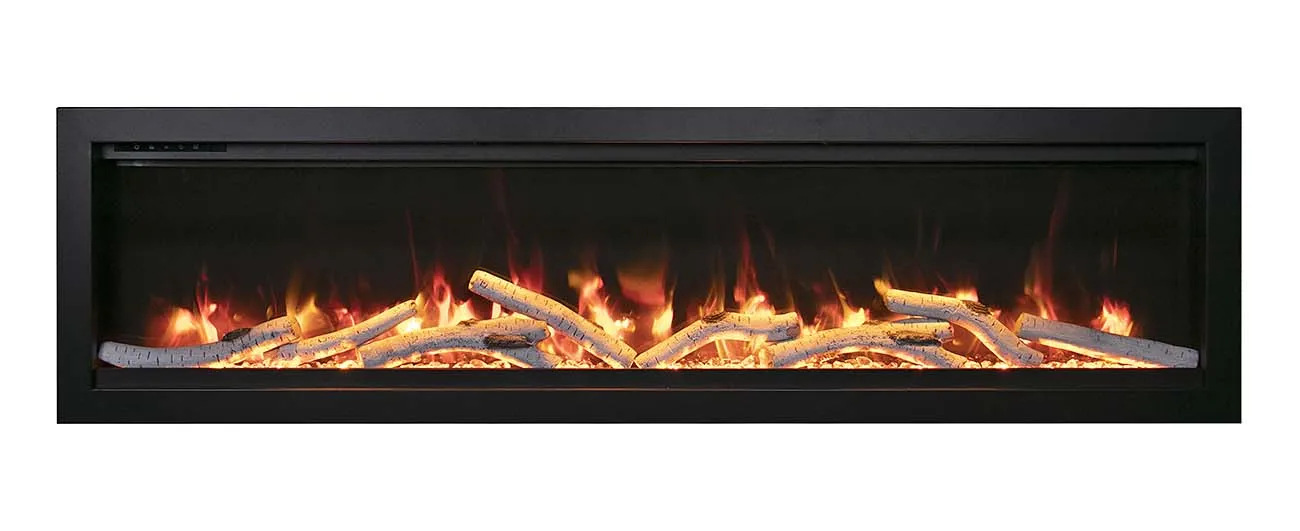 Amantii 74” Symmetry Bespoke Electric Fireplace WiFi Compatible