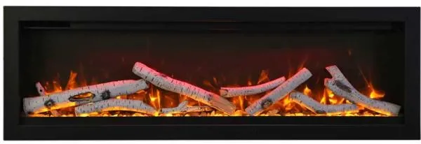Amantii 74” Symmetry Electric Fireplace W/ Touch Pad Display