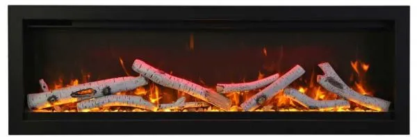 Amantii 74” Symmetry Electric Fireplace W/ Touch Pad Display