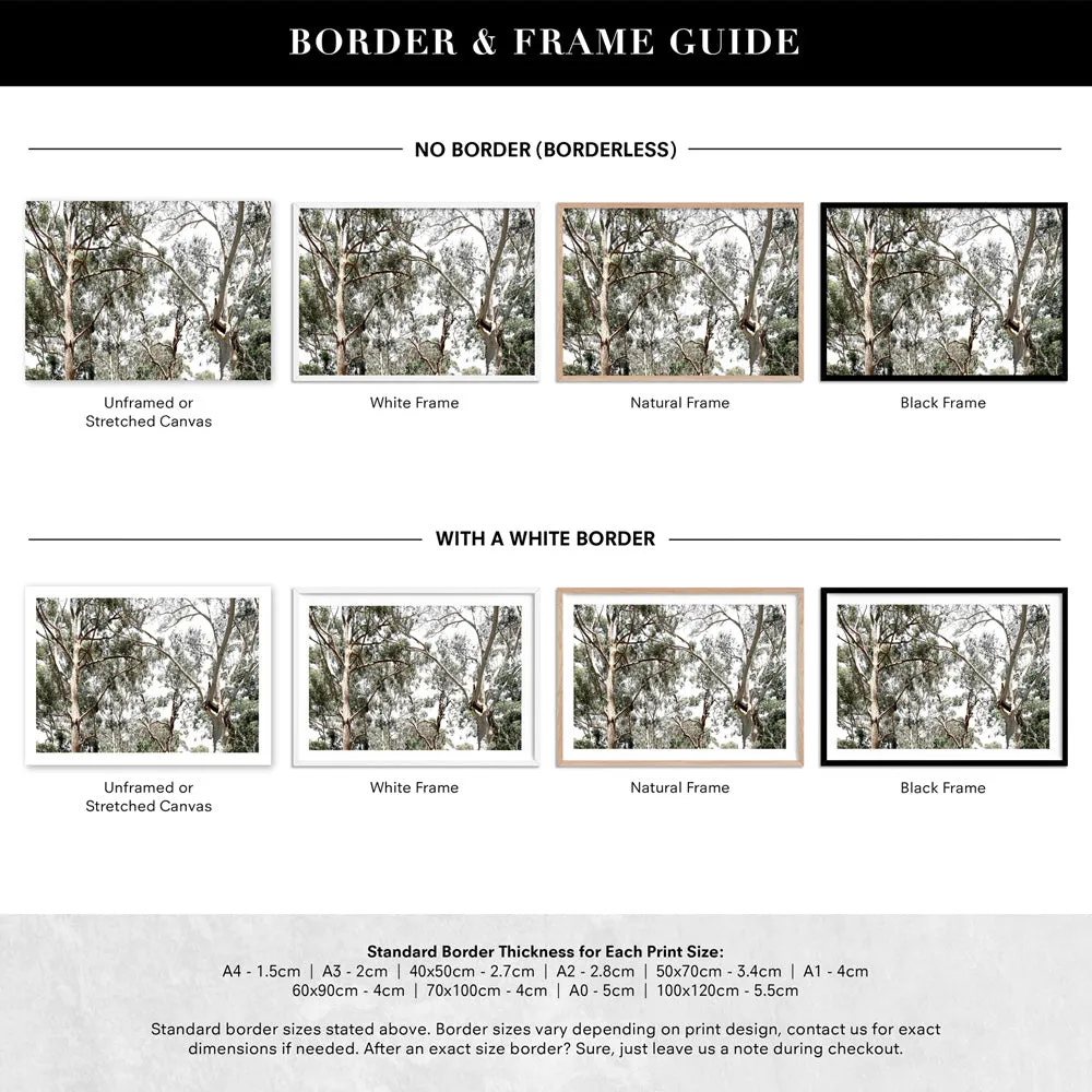 Among the Gumtrees - Art Print