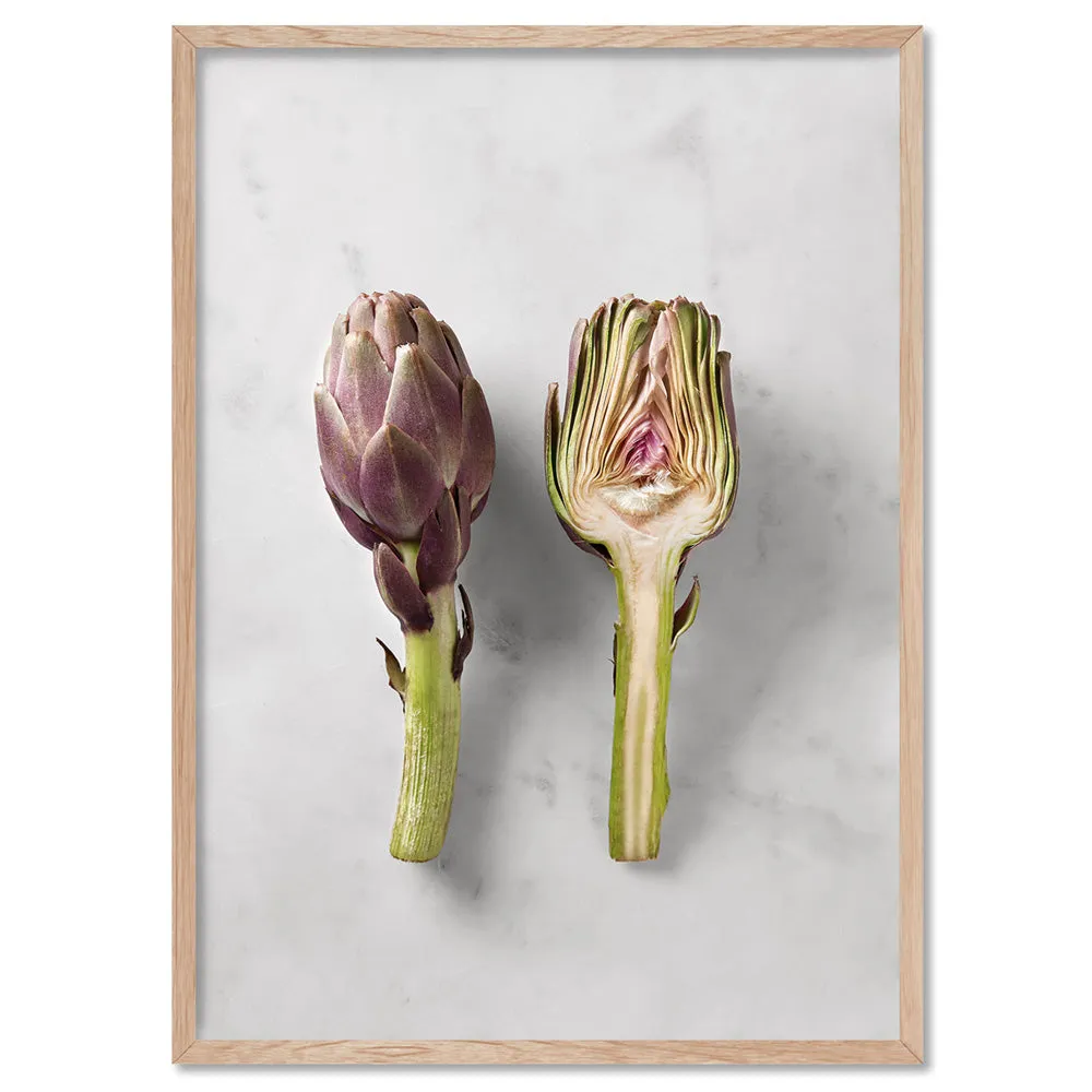 Artichoke on Stone - Art Print