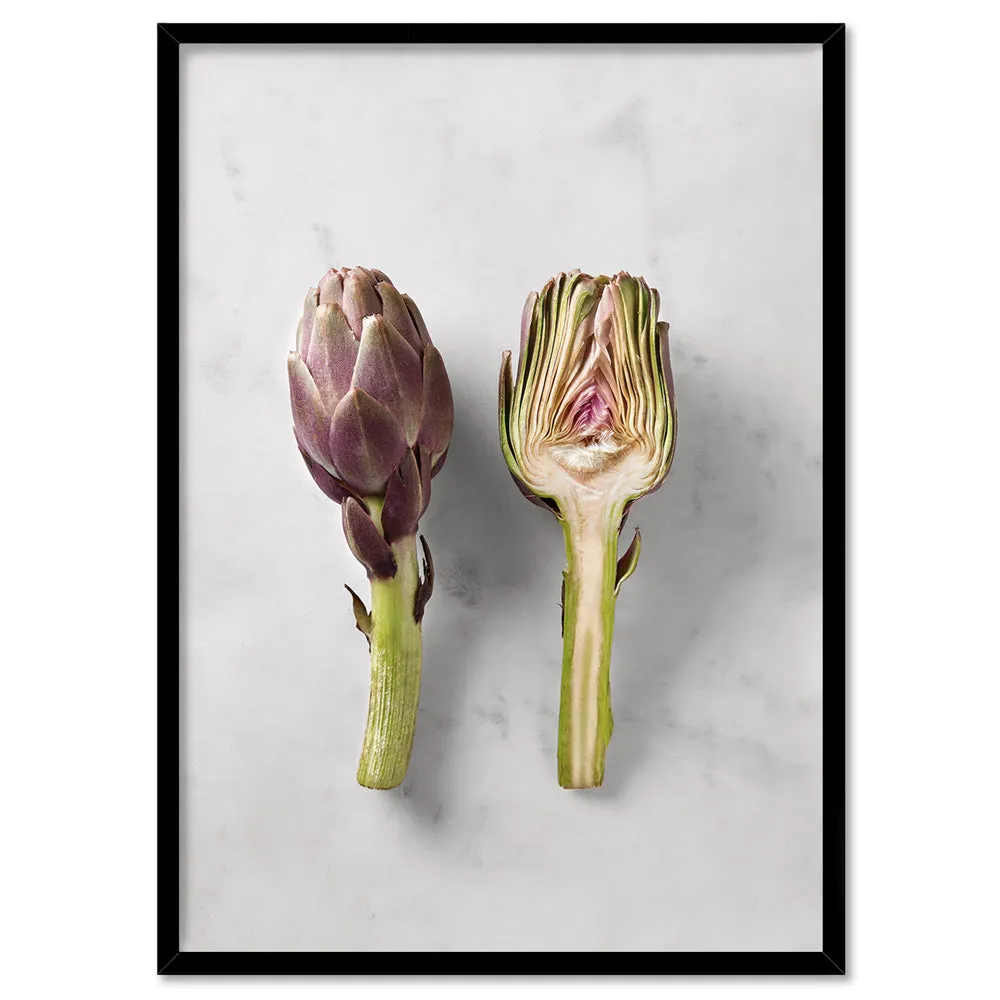 Artichoke on Stone - Art Print