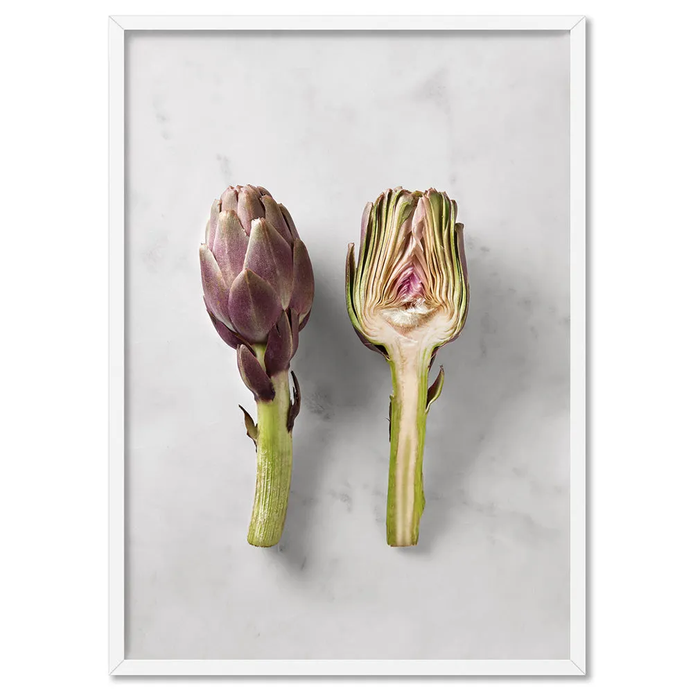 Artichoke on Stone - Art Print