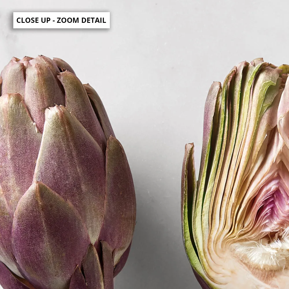 Artichoke on Stone - Art Print