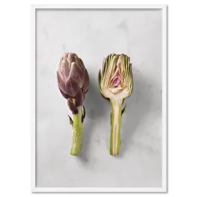 Artichoke on Stone - Art Print