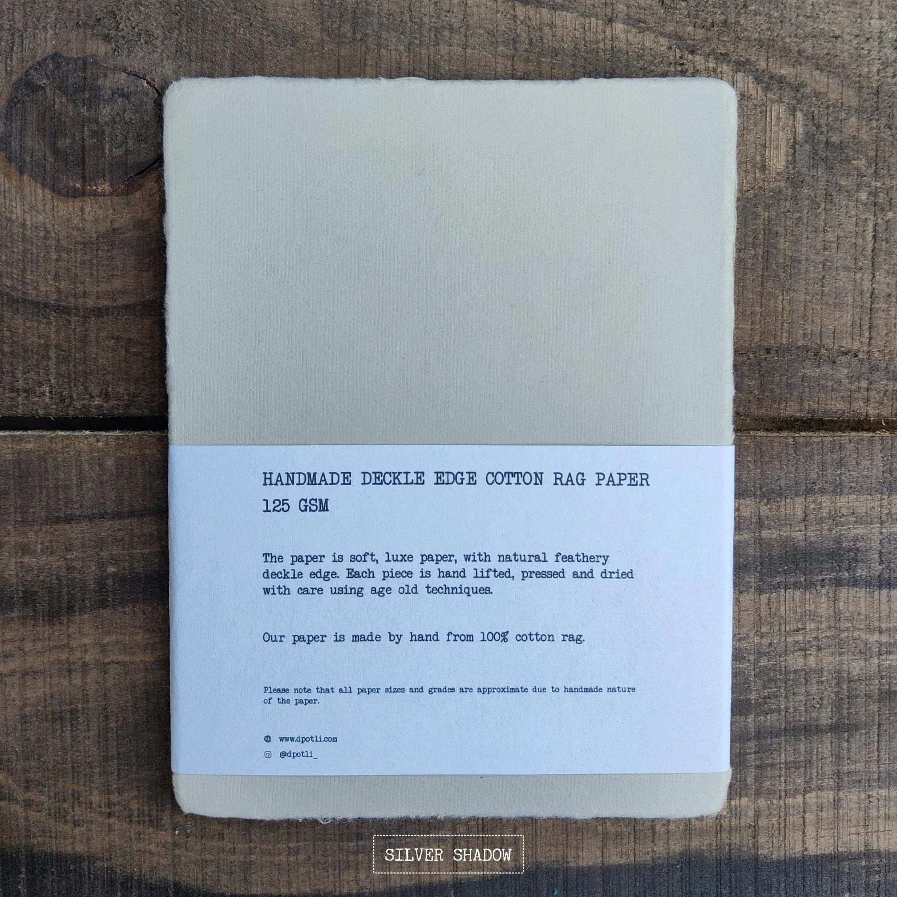 Assorted Deckle Edge Handmade Paper- A5