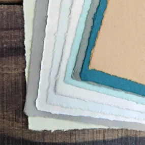 Assorted Deckle Edge Handmade Paper- A5