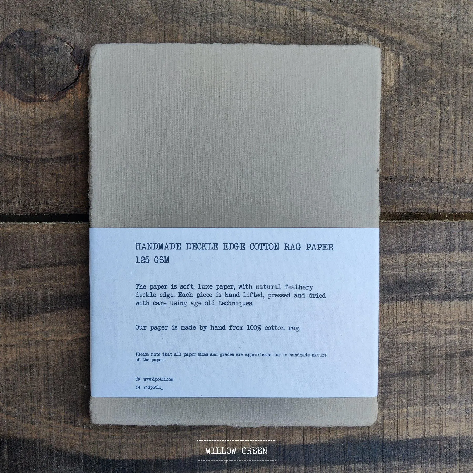 Assorted Deckle Edge Handmade Paper- A5