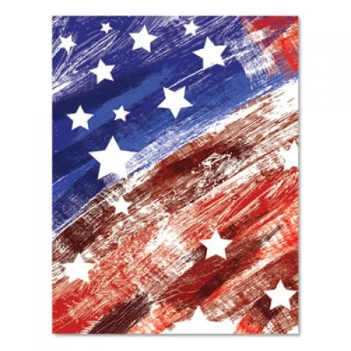 Astrodesigns Pre-Printed Paper, 24 lb, 8.5 x 11, Hi There, 75/Pack (91277)