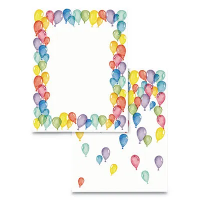 Astrodesigns Pre-Printed Paper, 24 lb, 8.5 x 11, Hi There, 75/Pack (91277)