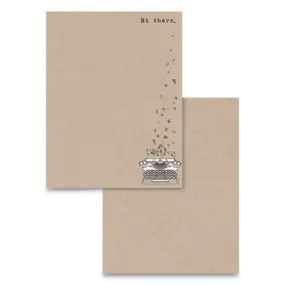 Astrodesigns Pre-Printed Paper, 24 lb, 8.5 x 11, Hi There, 75/Pack (91277)