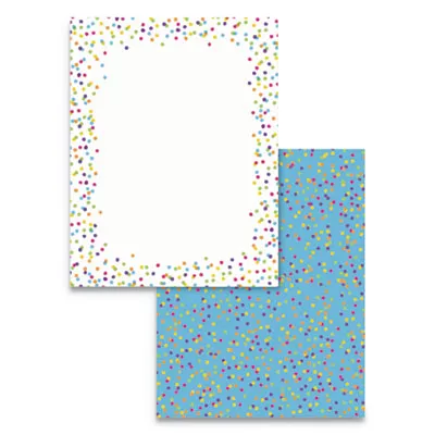 Astrodesigns Pre-Printed Paper, 24 lb, 8.5 x 11, Hi There, 75/Pack (91277)