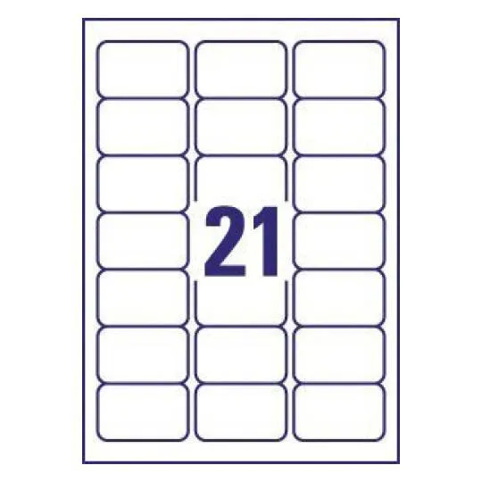 Avery Address Labels 63.5 x 38.1 mm - (L7560-25)