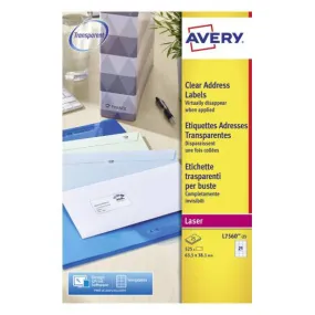 Avery Address Labels 63.5 x 38.1 mm - (L7560-25)