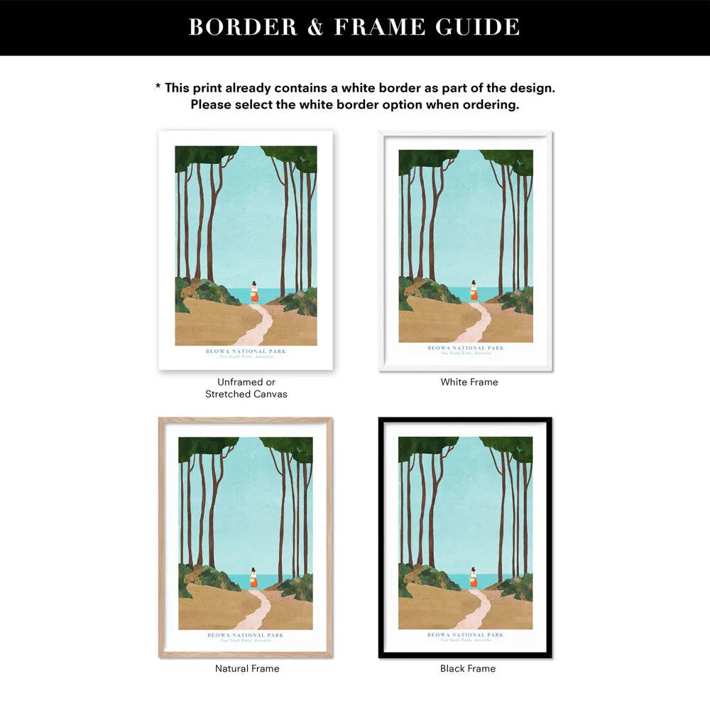 Beowa National Park Illustration - Art Print by Henry Rivers