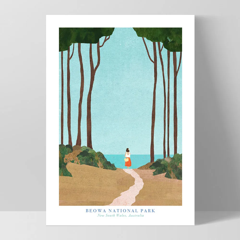 Beowa National Park Illustration - Art Print by Henry Rivers