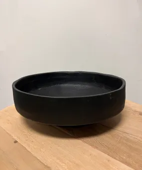 Black Paper Mache Bowl