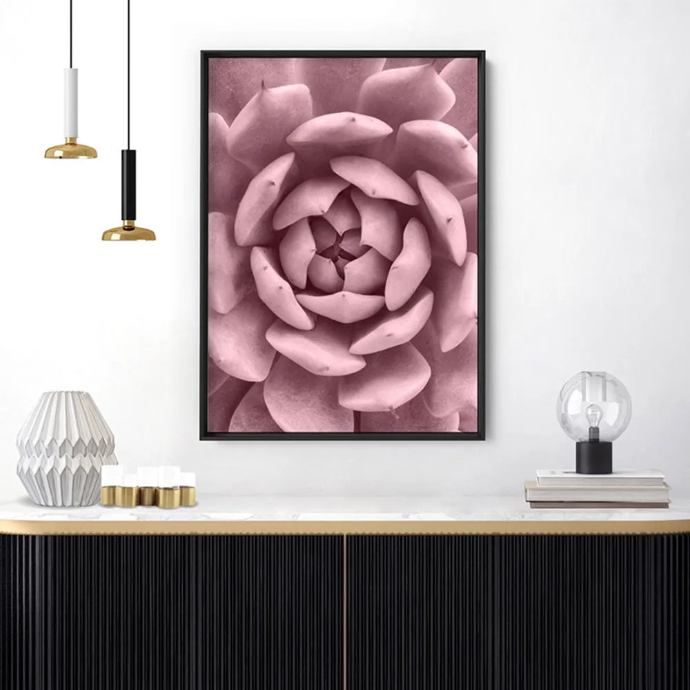 Blush Succulent IV - Art Print