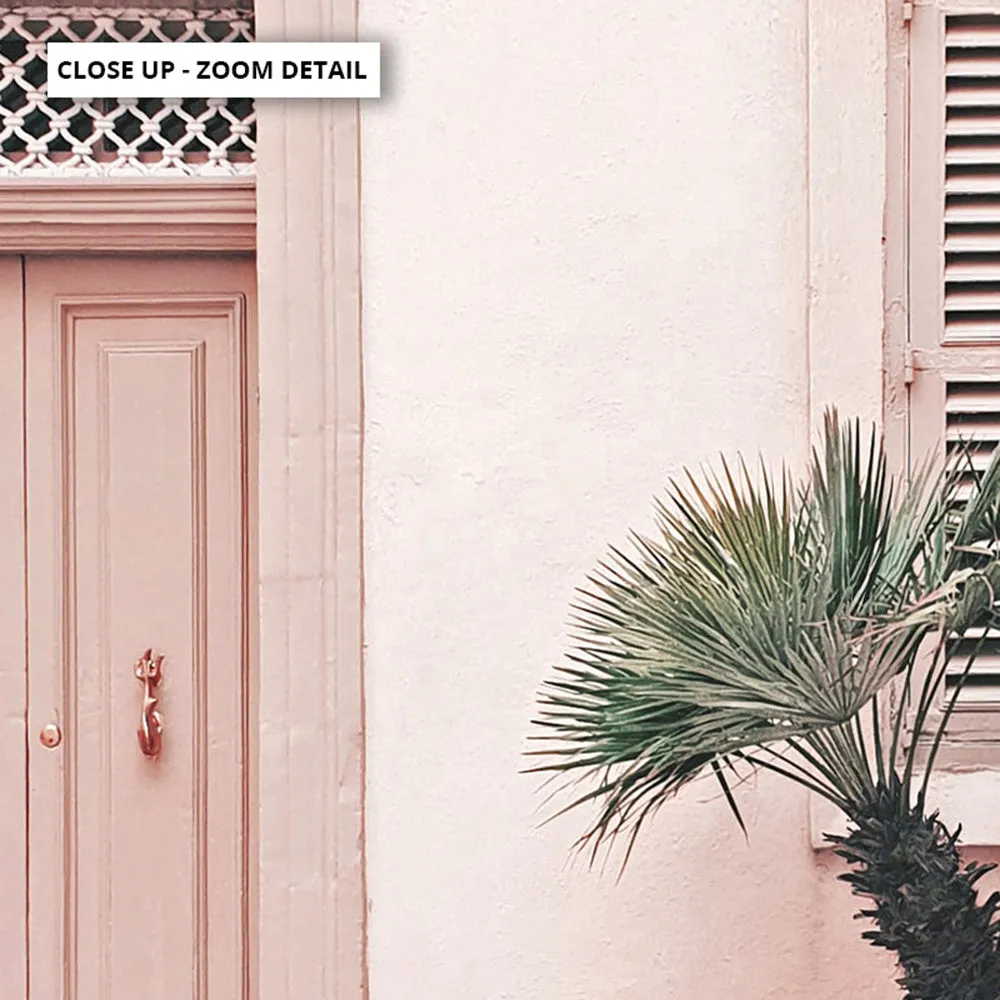 Boho Blush Terrace - Art Print