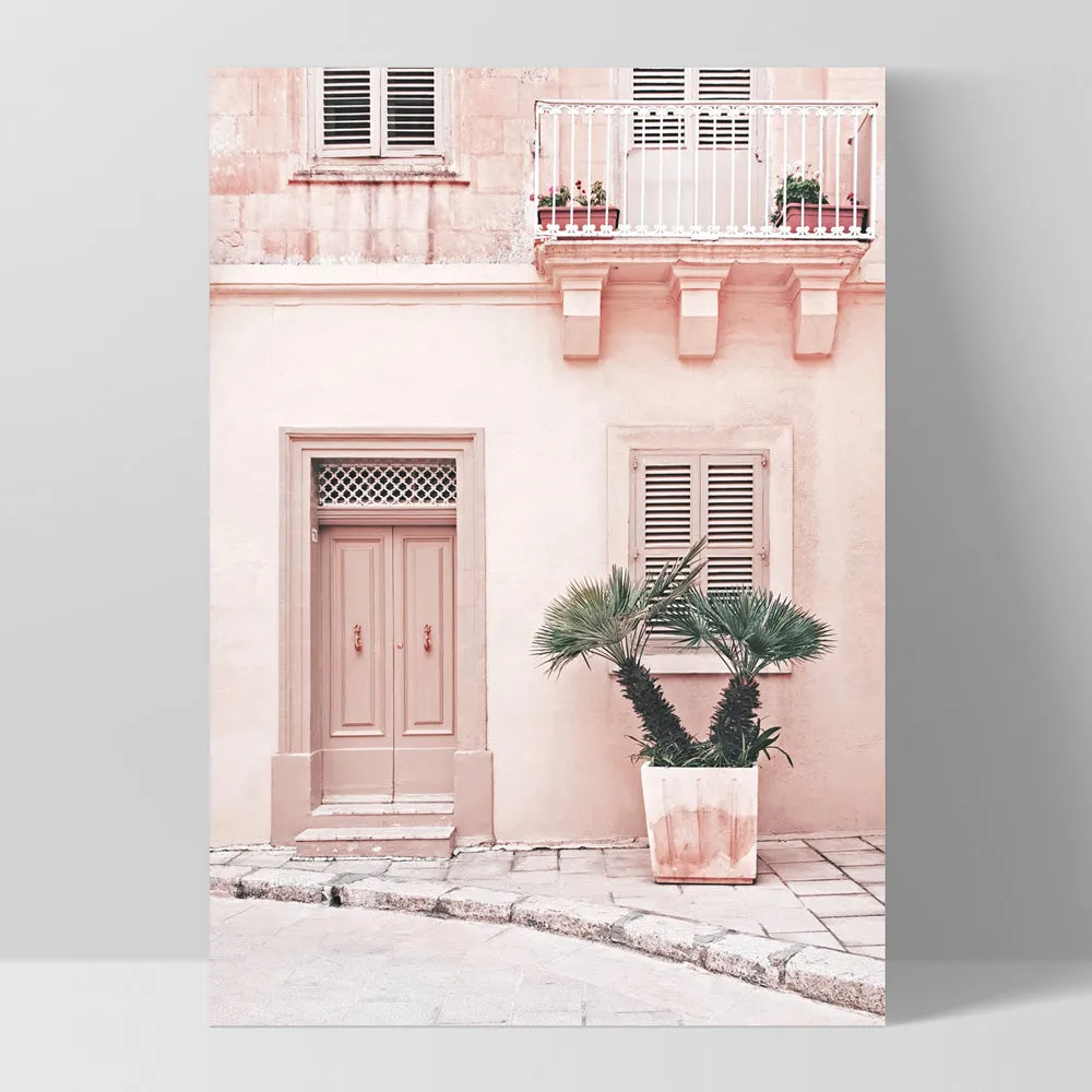 Boho Blush Terrace - Art Print