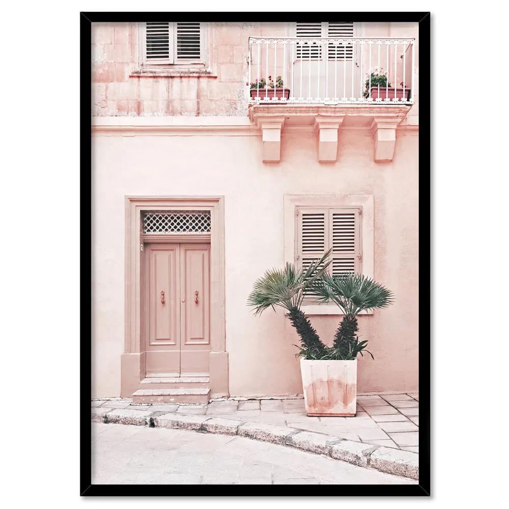 Boho Blush Terrace - Art Print