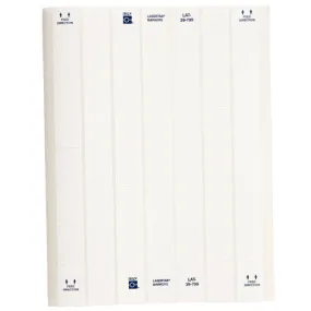 Brady LAT-39-779-1 White Nylon Labels 1.0 x 1.437 in pack of 1000