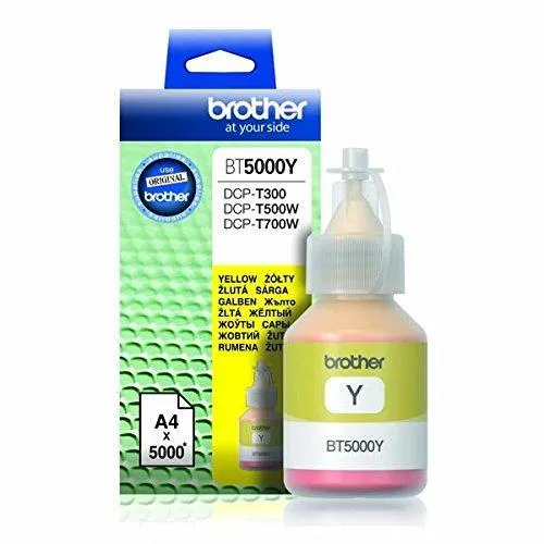 Brother BT5000 & BT6000BK Genuine Ink Bottles colour For Brother T300,T500,T700W,T800W Printers