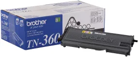 Brother Genuine High-Yield Black Toner Cartridge, 2600 Pages - TN360