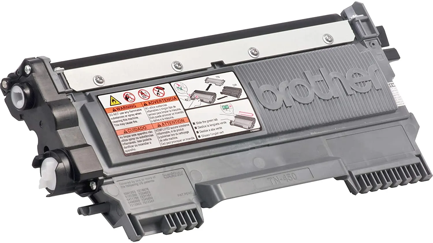 Brother Genuine High-Yield Black Toner Cartridge, 2600 Pages - TN450