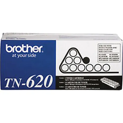 Brother Genuine Standard-Yield Black Toner Cartridge, 3000 Pages - TN620