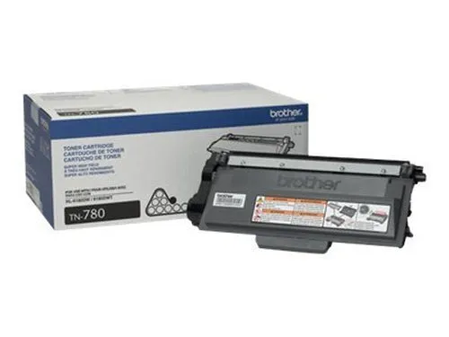 Brother Genuine Super High-yield Black Toner Cartridge, 12,000 Pages - TN780