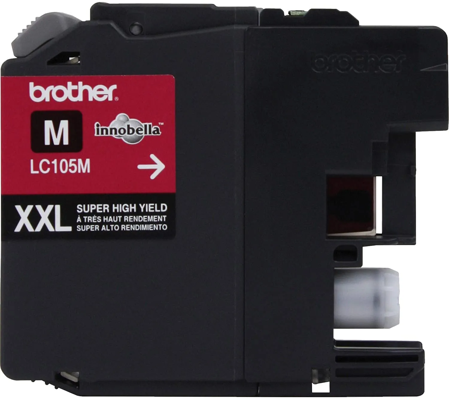 Brother Genuine Super High-Yield Magenta Ink Cartridge, 1200 Pages - LC105M