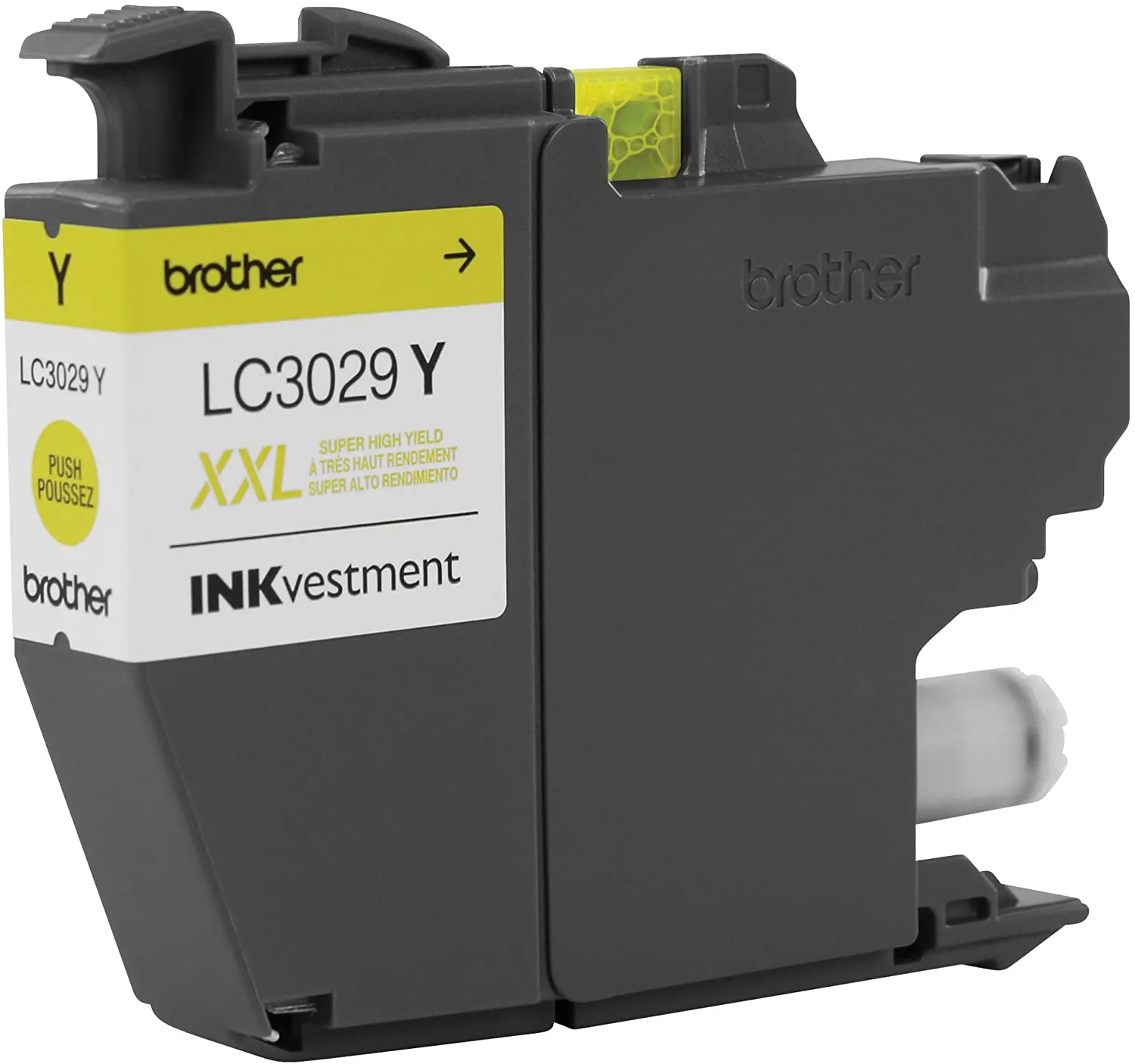 Brother INKvestment Super High-Yield Yellow Ink Cartridge, 1,500 Pages - LC3029Y