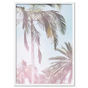 California Pastels / Palm Views - Art Print