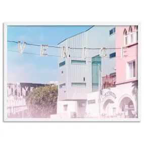 California Pastels / Venice Beach Sign - Art Print