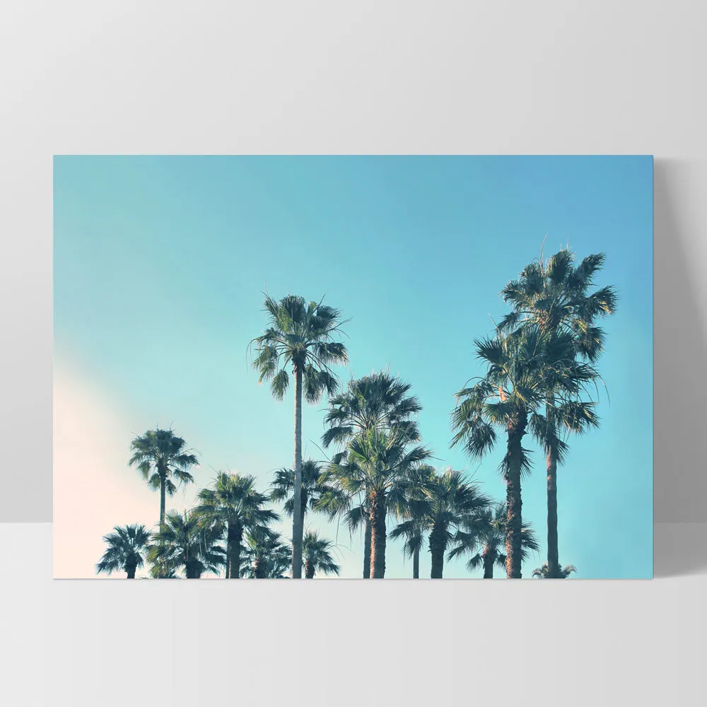 California Tropical Palms Landscape - Art Print