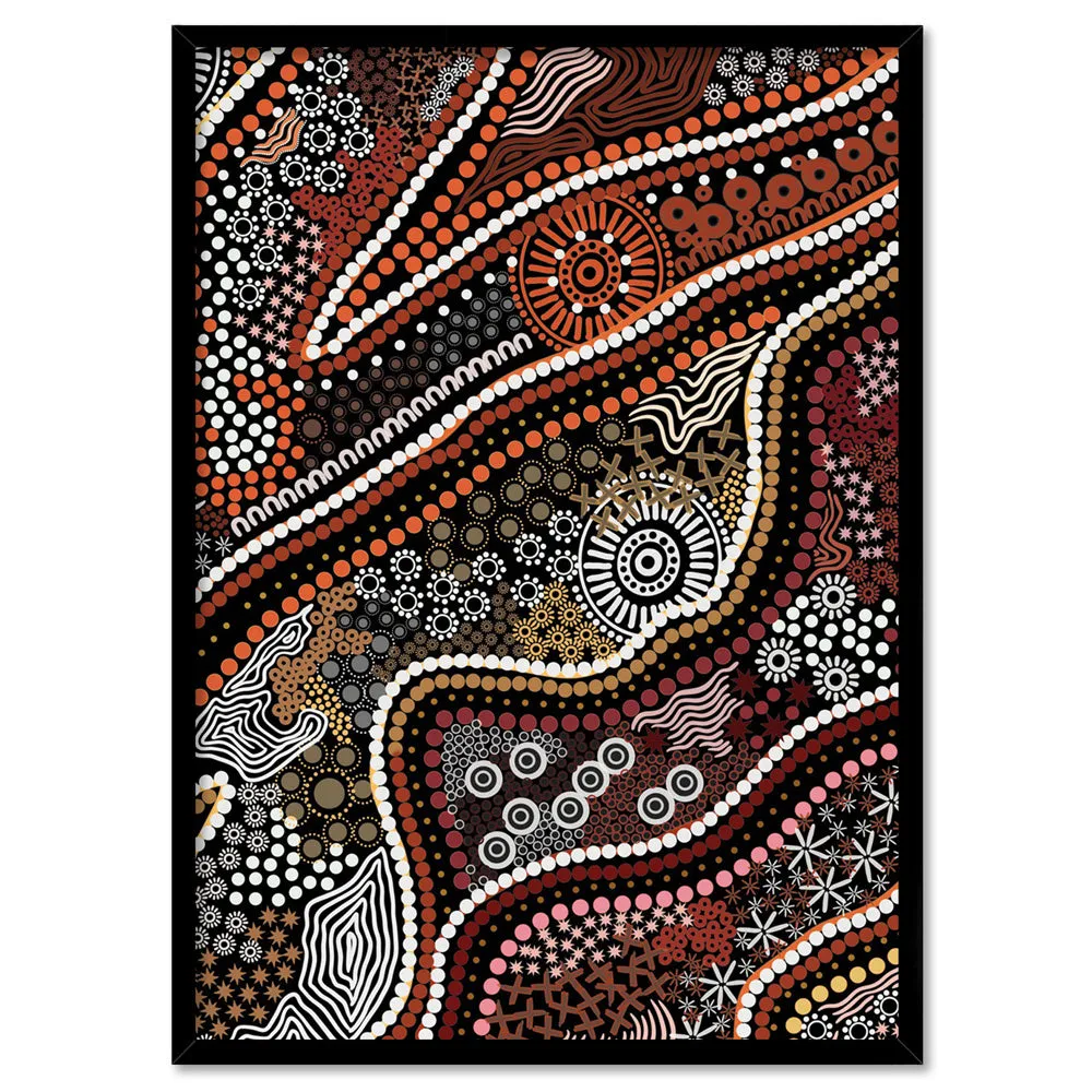 Canobie Dry Season Earth II - Art Print by Leah Cummins