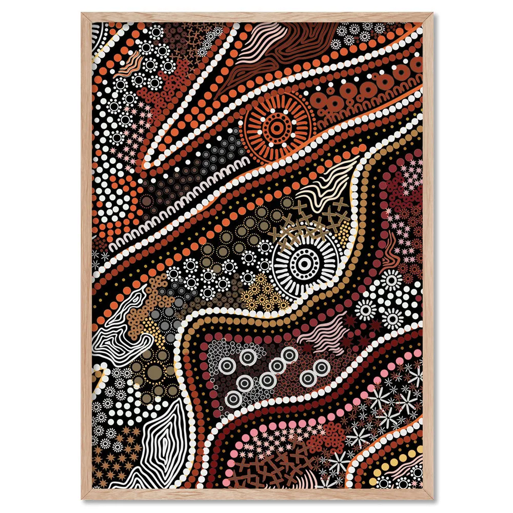 Canobie Dry Season Earth II - Art Print by Leah Cummins