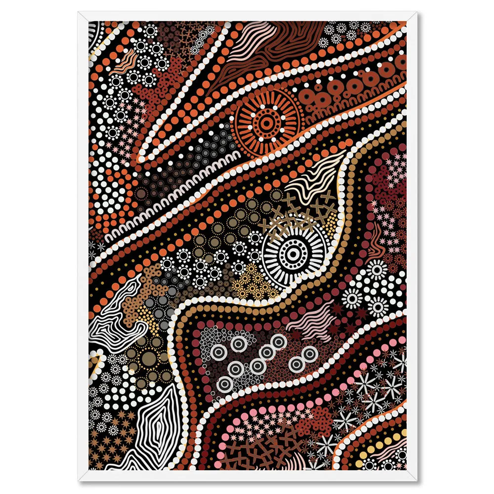 Canobie Dry Season Earth II - Art Print by Leah Cummins