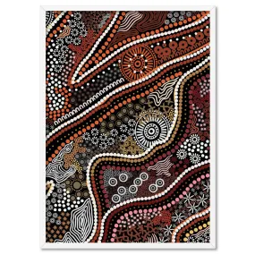 Canobie Dry Season Earth II - Art Print by Leah Cummins